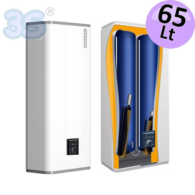 Chauffe-eau électrique VERTIGO Atlantic 65 l - installation ultra-plate verticale ou horizontale