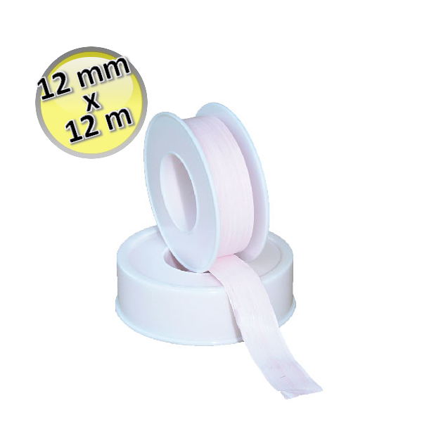 Teflon PTFE Tape HD PINK 12 mm x 12 m x 0.10 mm - for hydraulic threads and joints