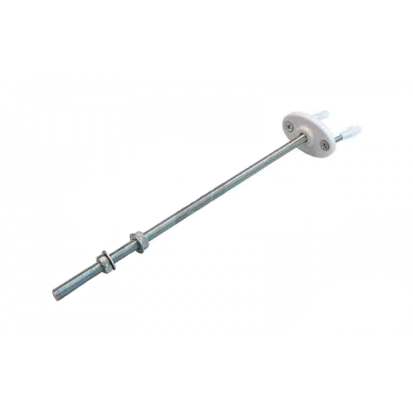 Kit de vis de fixation pour coudes techniques de toilettes - avec bouchons