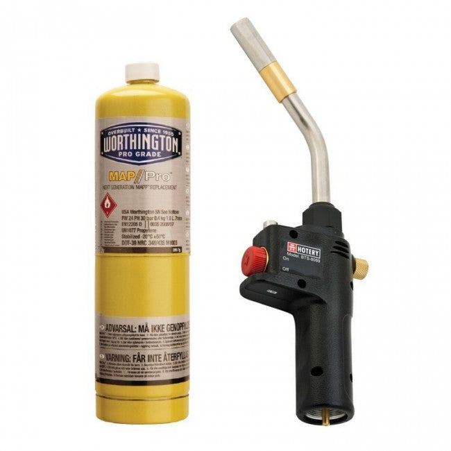 Kit de soudage avec bouteille de gaz MAP PRO - Torche multifonctionnelle CGA600