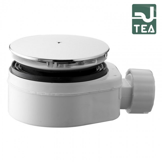 Bonde de douche en PP avec grille pour receveur de douche avec trou de Ø 90 mm - TEA Auva Mini