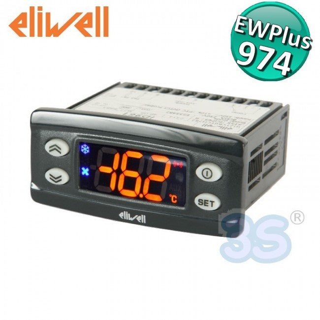 Régulateur de température électronique pour groupes frigorifiques 230 Vca - Eliwell EWPlus 974