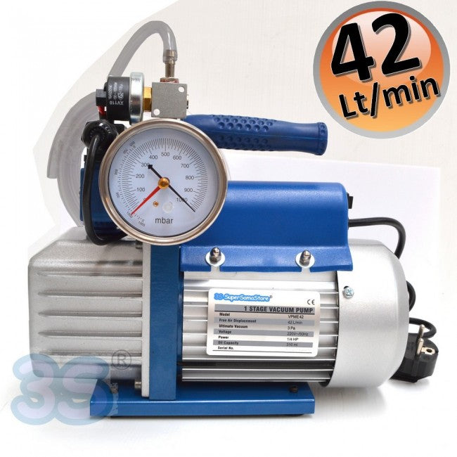 Kit de pompe de 42 litres avec interrupteur à vide et contrôle automatique du vide
