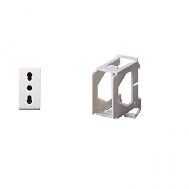 Support de montage pour appareils Gewiss System sur rail DIN - 1 emplacement