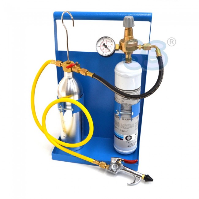 Kit de rinçage à l'azote pour le nettoyage des systèmes de climatisation et de réfrigération