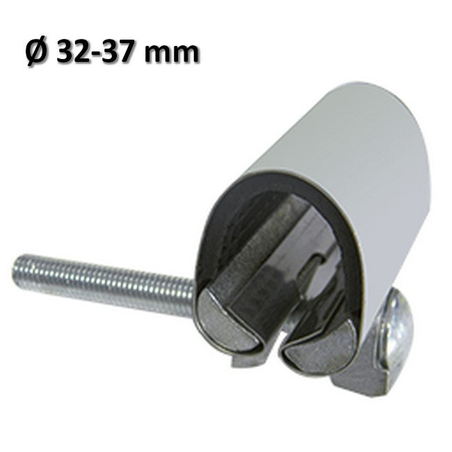 Collier de réparation en acier inoxydable pour tuyaux Ø 32-37 mm - largeur 75 mm