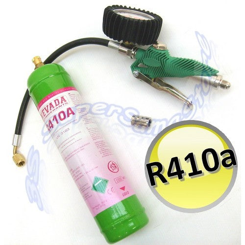 Smart Tester Kit with R410a R410 Gas Bottle - Air Conditioning Refill