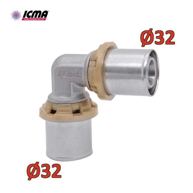 ICMA 403 - Raccord à pression double courbure 32x32 SEMPITER®