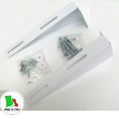 Pair of wall brackets for disabled persons' washbasins - screws included