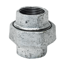 Manchon de raccordement à siège conique 1/2'' F-F en fonte malléable galvanisée