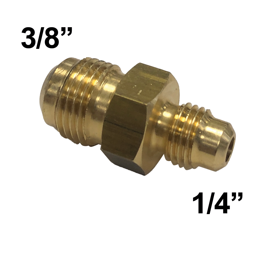 Reduced nipple SAE 1/4'' x 3/8'' male - male