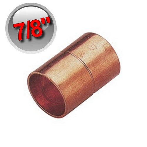 Solder Copper Sleeve 7/8'' - 22.23 mm