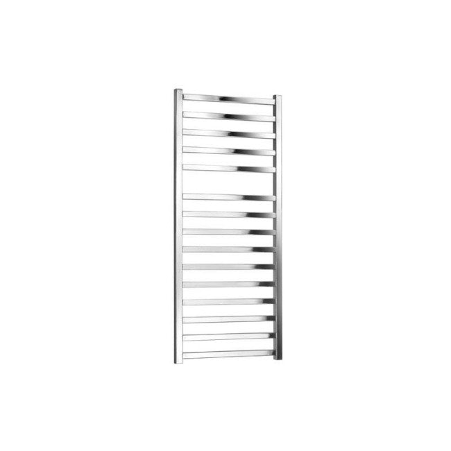 Sèche-serviettes carré chromé - 120 x 60 cm, entraxe de 57 cm