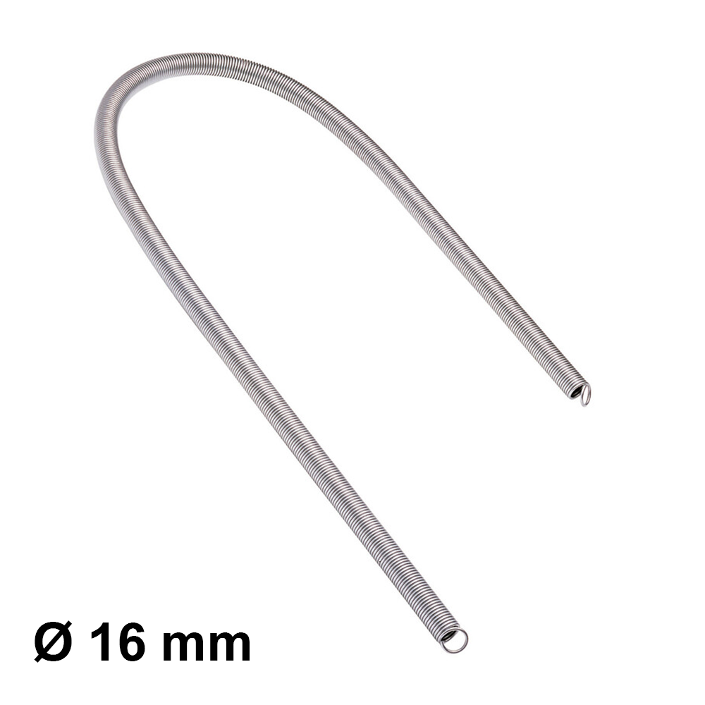 Ressort en acier pour le cintrage interne de tubes en contreplaqué Ø 16 mm