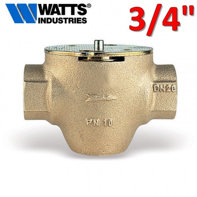 WATTS zoné 2 voies bronze F-F 3/4