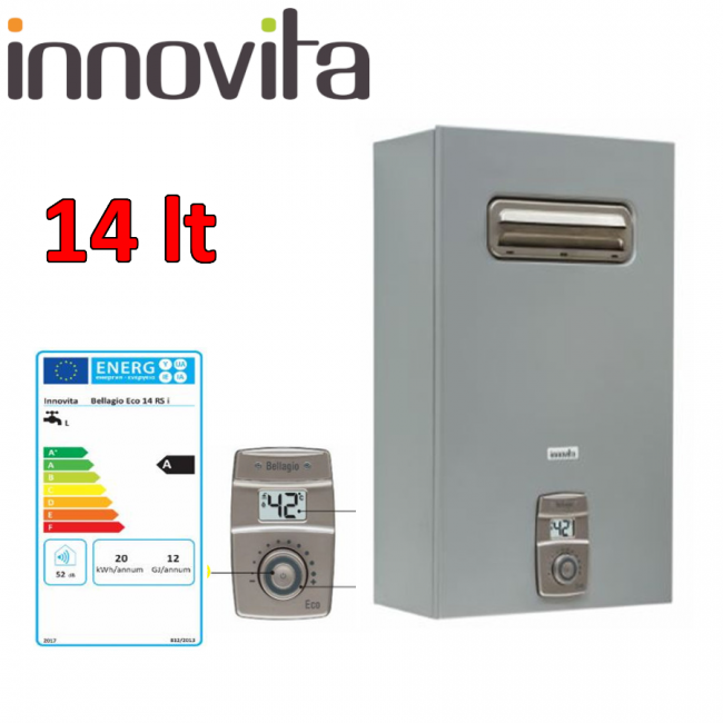 INNOVITA BELLAGIO ECO 14 RS I MTN chauffe-eau étanche d'extérieur 14 L