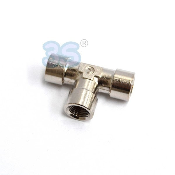 Raccord en T 1/8'' filetage pour gaz femelle femelle femelle