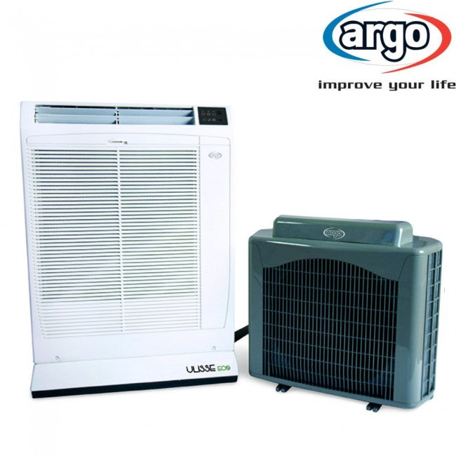 Climatiseur portable Argo ULISSE ECO 13 000 BTU à inverseur avec unité extérieure