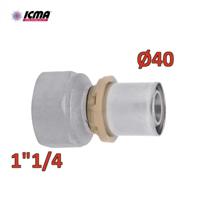 ICMA 401 - Raccord femelle droit à sertir 1''1/4 x 40 SEMPITER®