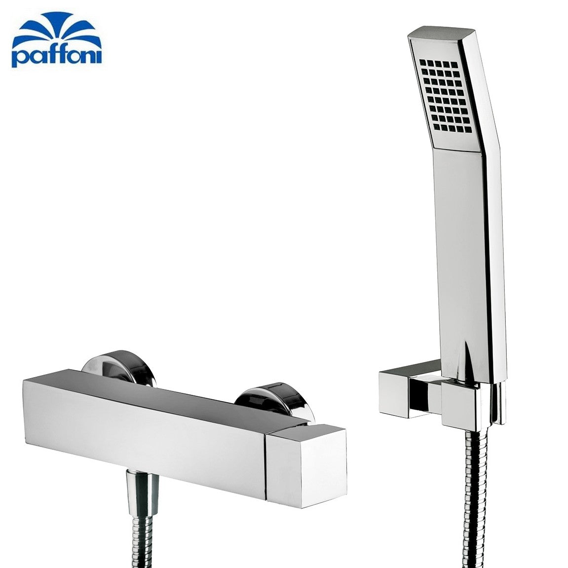 ELLE Paffoni EL168D Exposed shower mixer - with duplex swivel shower