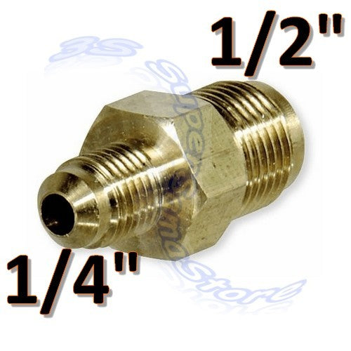 Raccord mâle-mâle SAE réduit 1/4'' x 1/2''