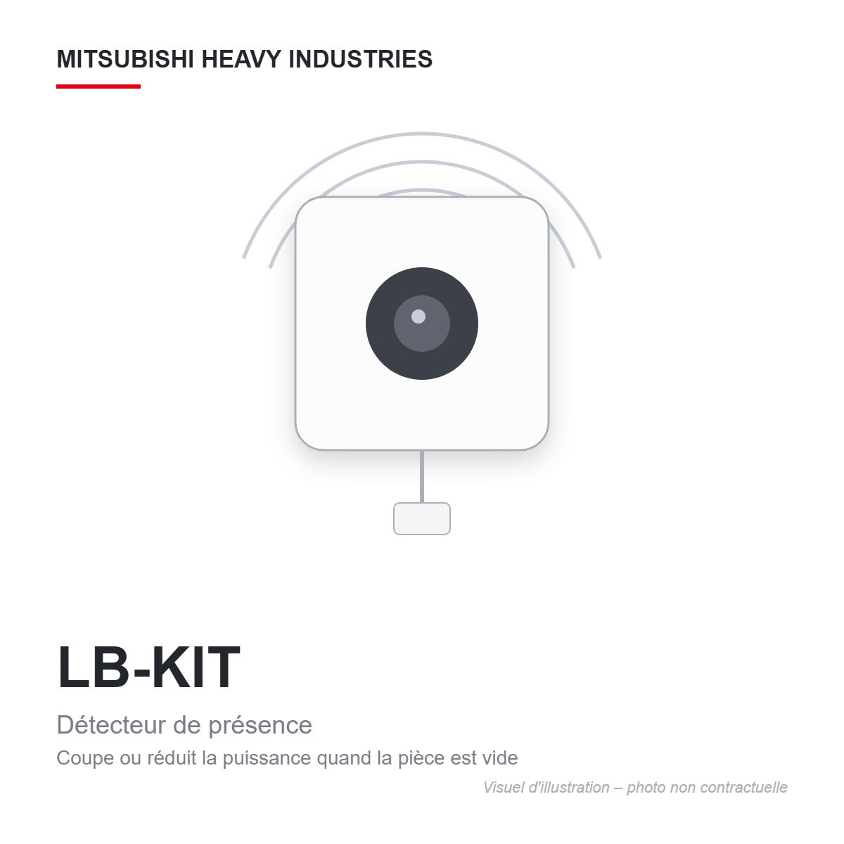 Détecteur de présence Mitsubishi Heavy Industries LB-KIT – visuel d'illustration