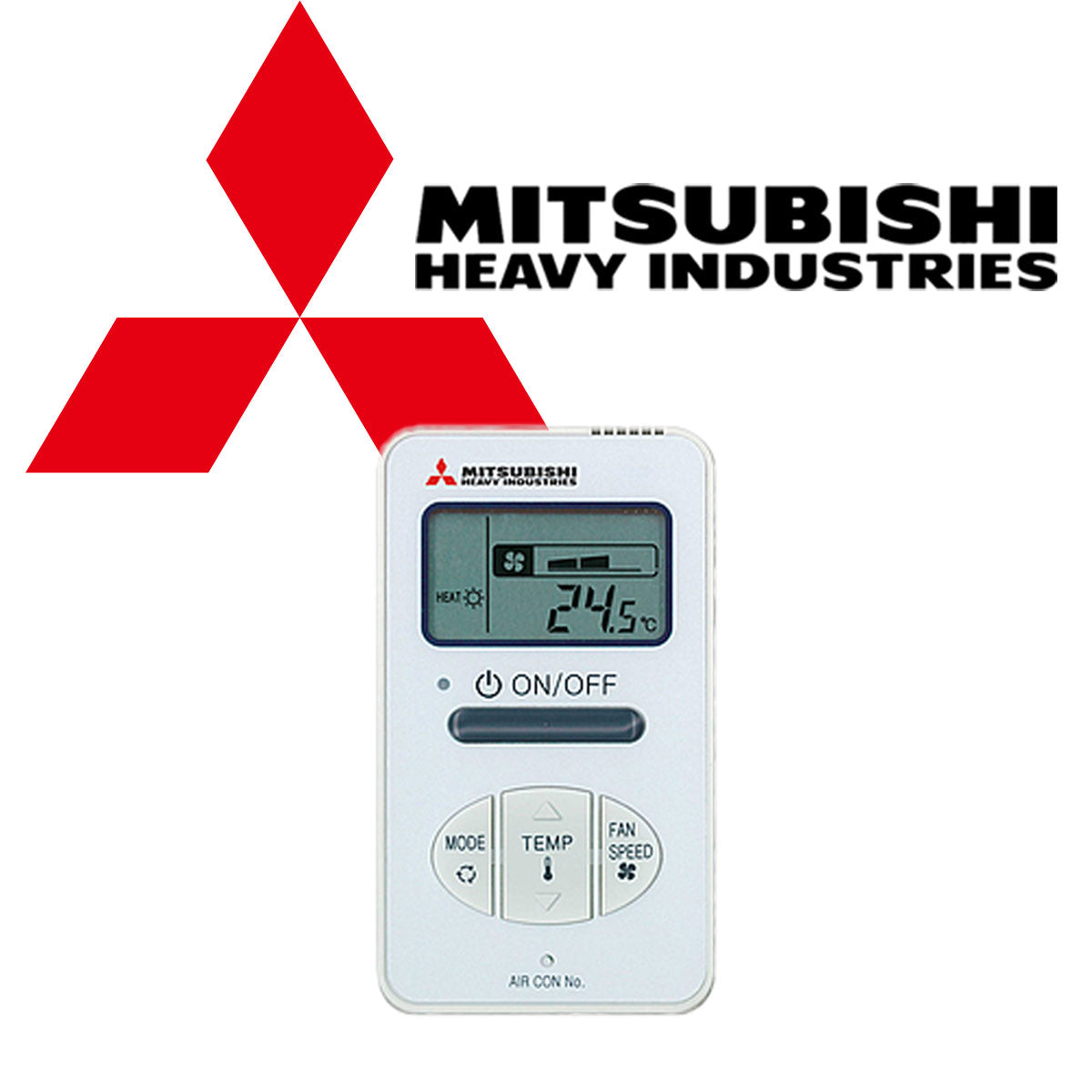 Télécommande filaire simplifiée Mitsubishi Heavy Industries RCH-E3