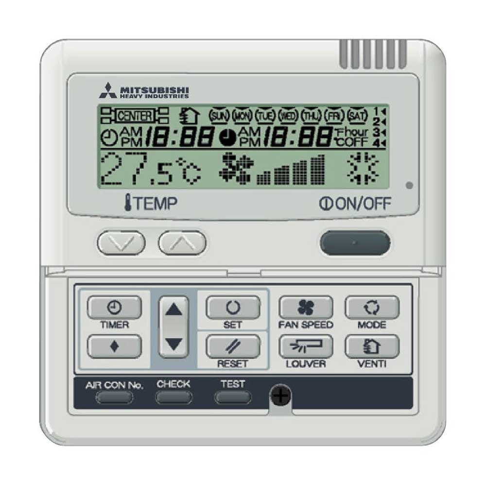 Télécommande filaire Mitsubishi Heavy Industries RC-E5 + interface SC-BIKN2-E