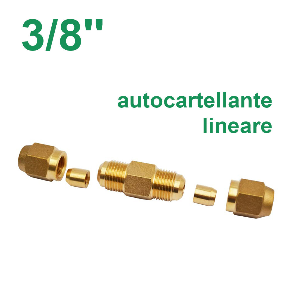 Manchon droit auto-évasé de 3/8 po pour cuivre de climatisation
