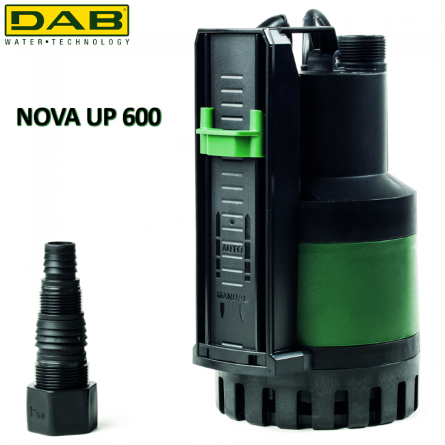 Pompe submersible DAB NOVA 600 UP MAE pour le drainage des eaux claires
