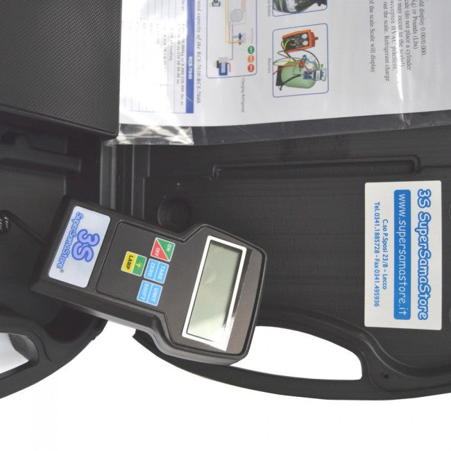 Balance électronique pour gaz réfrigérant, capacité maximale 100 kg
