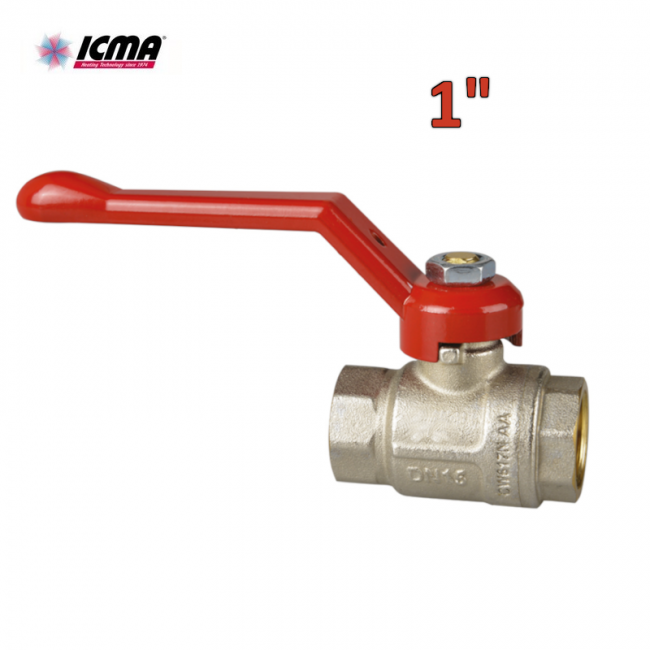 ICMA 350 - Vanne à bille - Filetage 1'' F/F - Levier long