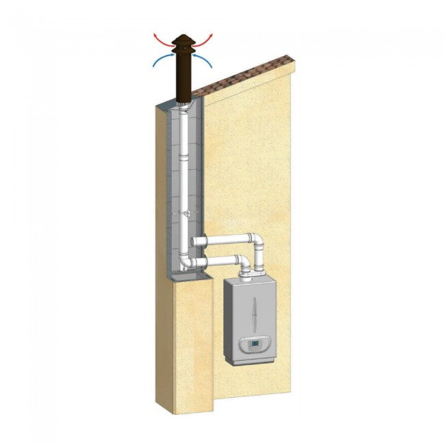 Carreau de plomb modelable pour cheminée, base 500 x 500 mm, diamètre Ø 60-100 / 80-125 mm, couleur noire