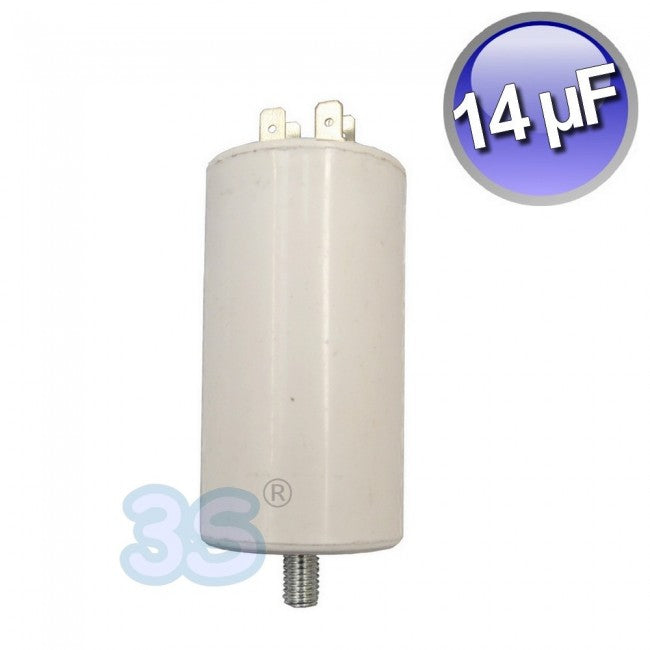 Condensateur de fonctionnement universel 14 µF - 440 Vca - 50/60 Hz