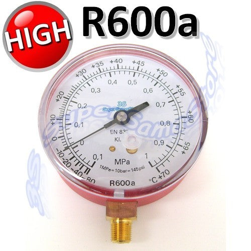 Manomètre haute pression pour gaz réfrigérant R600a
