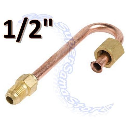 Inversion de cuivre 1/2'' SAE 180° pour fente