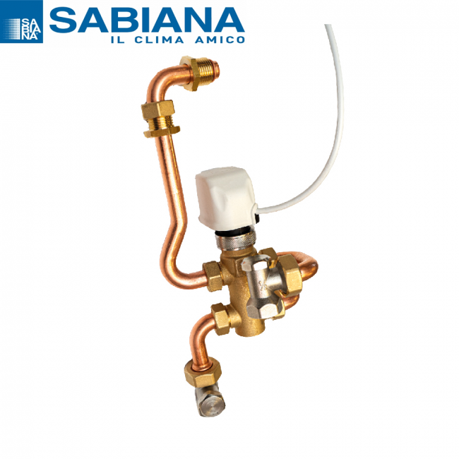 Vanne 3 voies Sabiana pour serpentin principal + kit de connexion libre (taille 1-5) 9066560W