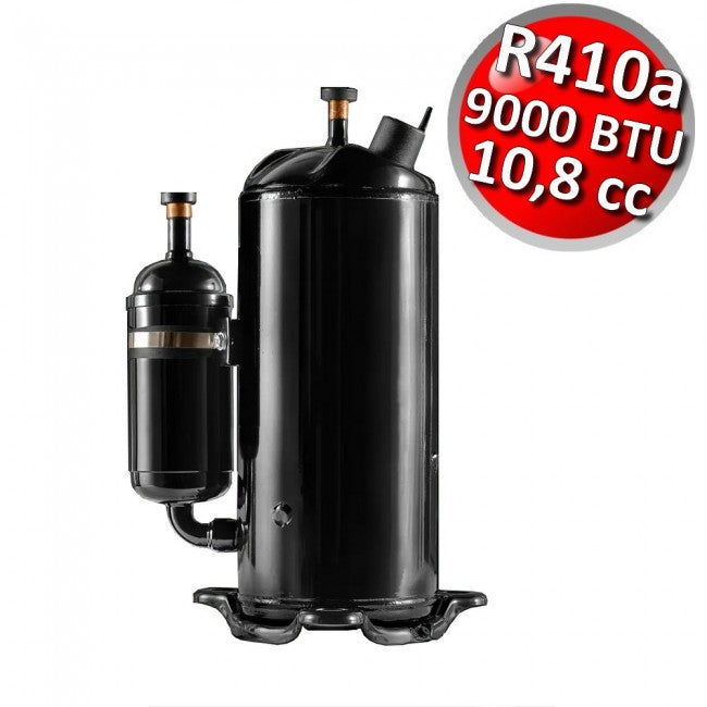 Compresseur rotatif GMCC/TOSHIBA R410a HBP - 9000 BTU 10,8 cm3 - PA108M1C
