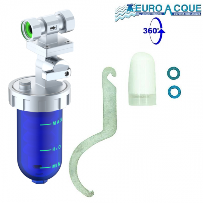 Pompe doseuse proportionnelle à haut débit DIMA 1/2", adoucisseur d'eau au polyphosphate - Euroacque