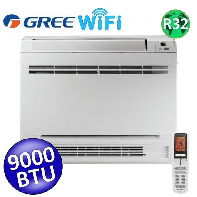Unité intérieure de console au sol WiFi Gree R32 9000 Btu pour système mono et multi (GREE10111)