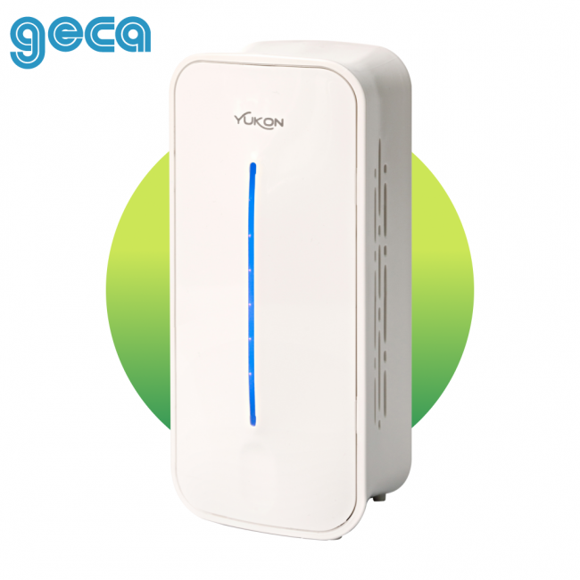 Moniteur de qualité de l'air domestique - Moniteur de qualité de l'air GECA YUKON Pro avec connexion Wi-Fi