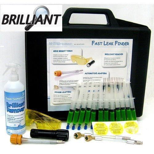 JOINT RELIEF KIT WITH GLOWING TRACER DOSES AND UV LAMP
