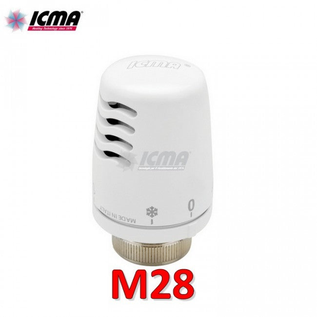 Tête thermostatique ICMA 1100 M28x1,5 - élément de détection rempli de liquide