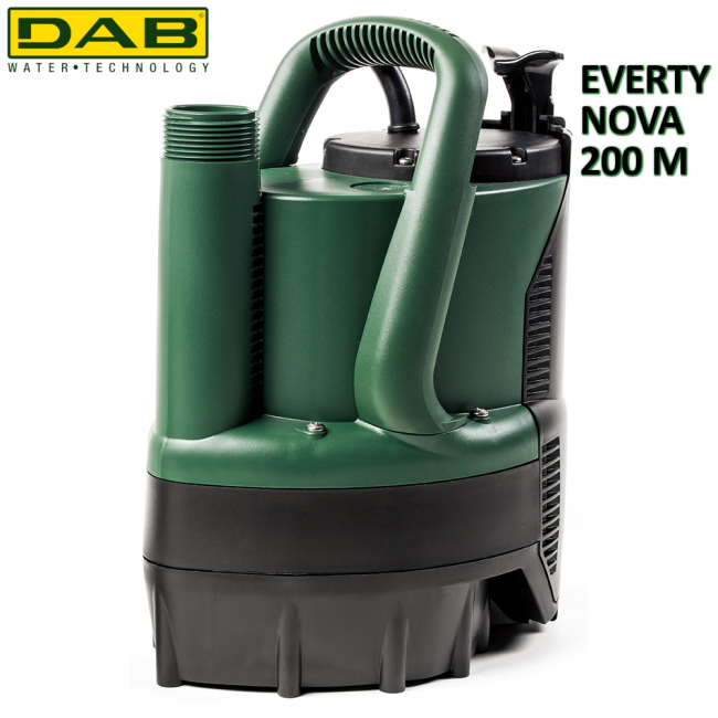 Pompe submersible portable pour eau claire avec flotteur intégré ? DAB VERTY NOVA 200 M