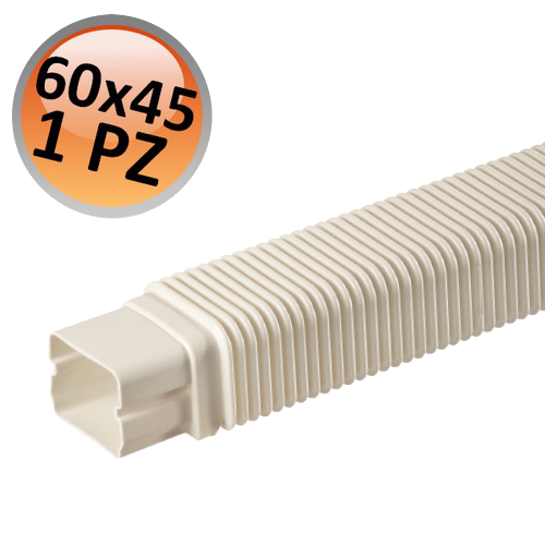 Joint flexible pour conduit 60x45 mm - 1 pièce