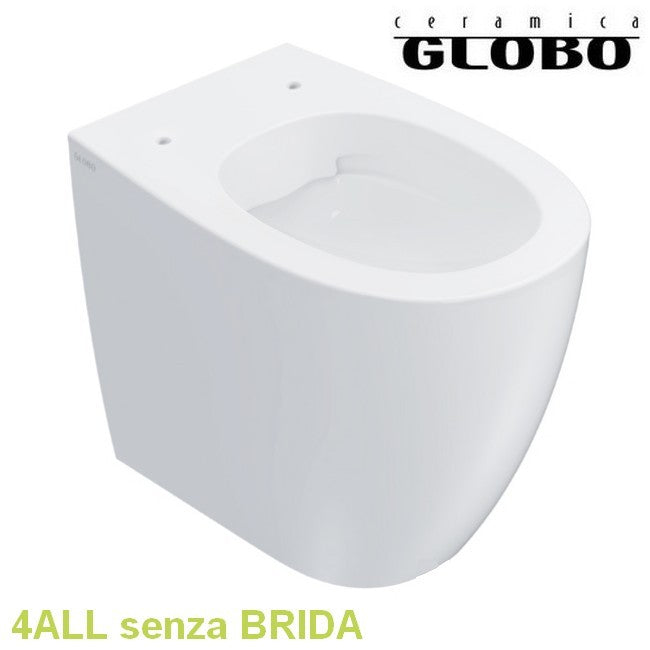 Globo, modèle 4ALL, vase sur pied 54 x 36 x 43 cm, blanc brillant