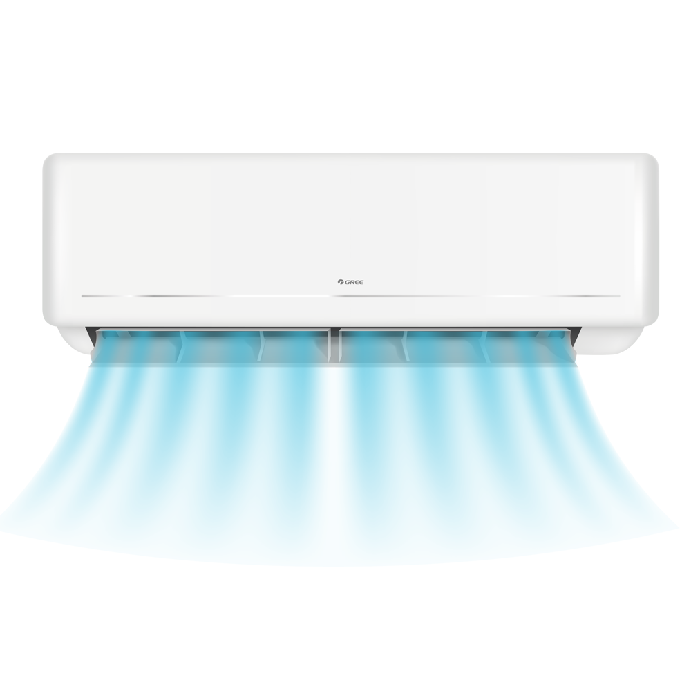 Filtre désodorisant antibactérien TIO2 compatible avec tous les climatiseurs GREE - Lot de 6 - 111220071