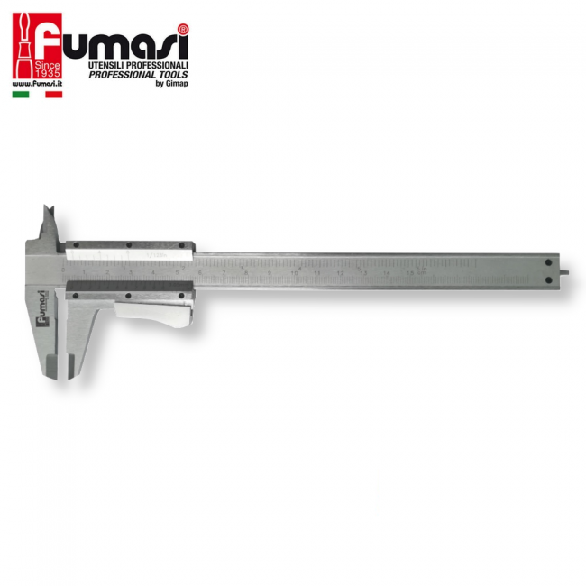 Pied à coulisse en acier inoxydable 0-150 mm / 6'' DIN 852 - FUMASI