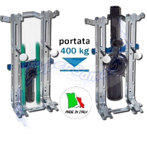 Paire de supports universels pour luminaires suspendus avec supports de tuyauterie