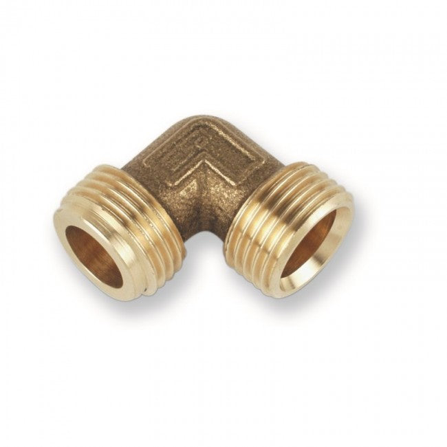 Coude en laiton 1/2'' MM avec siège biconique 1/2'' x 14 pour plaque de cuisson